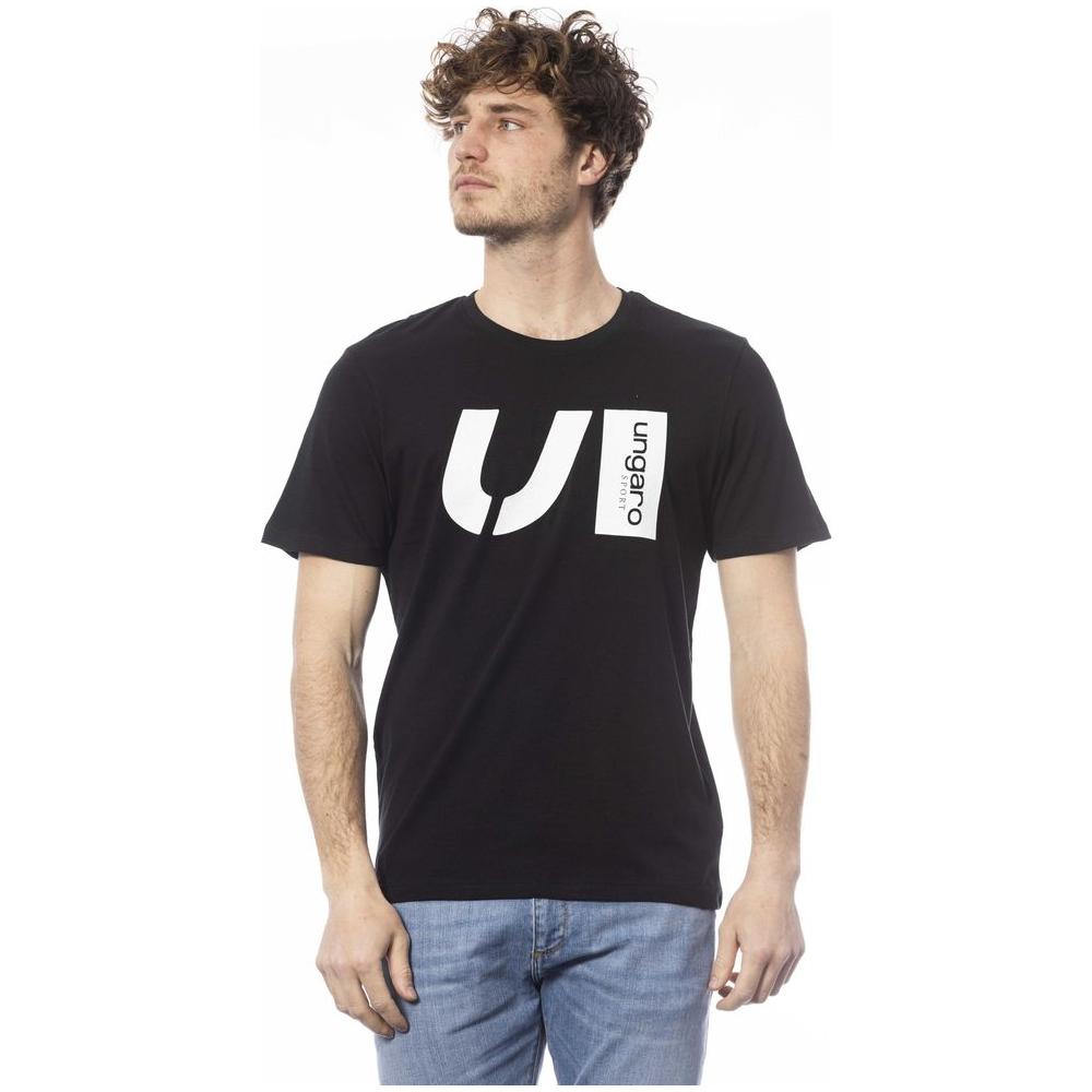 Ungaro Sport Black Cotton T-Shirt
