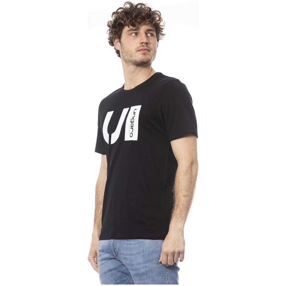 Ungaro Sport Black Cotton T-Shirt