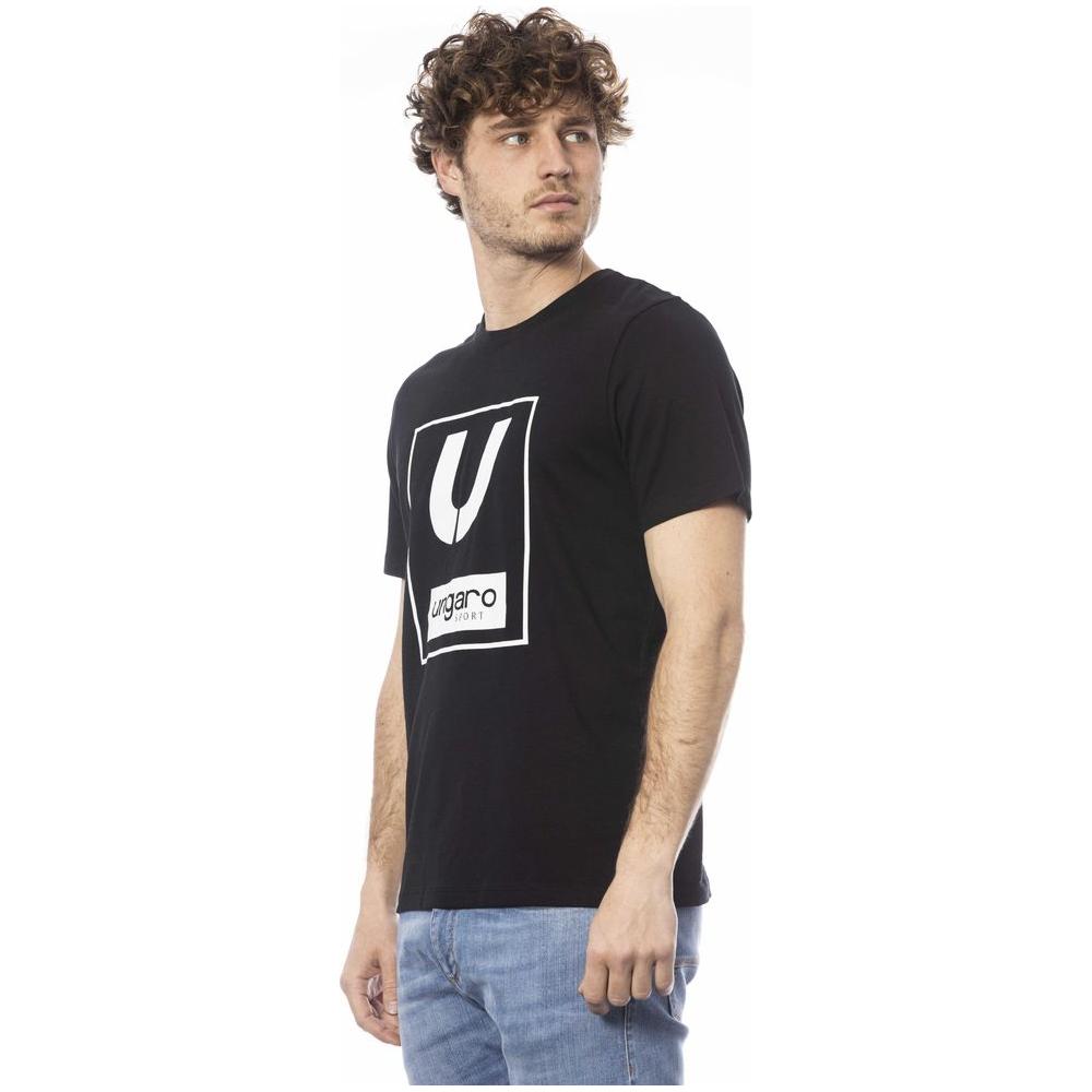 Ungaro Sport Black Cotton T-Shirt