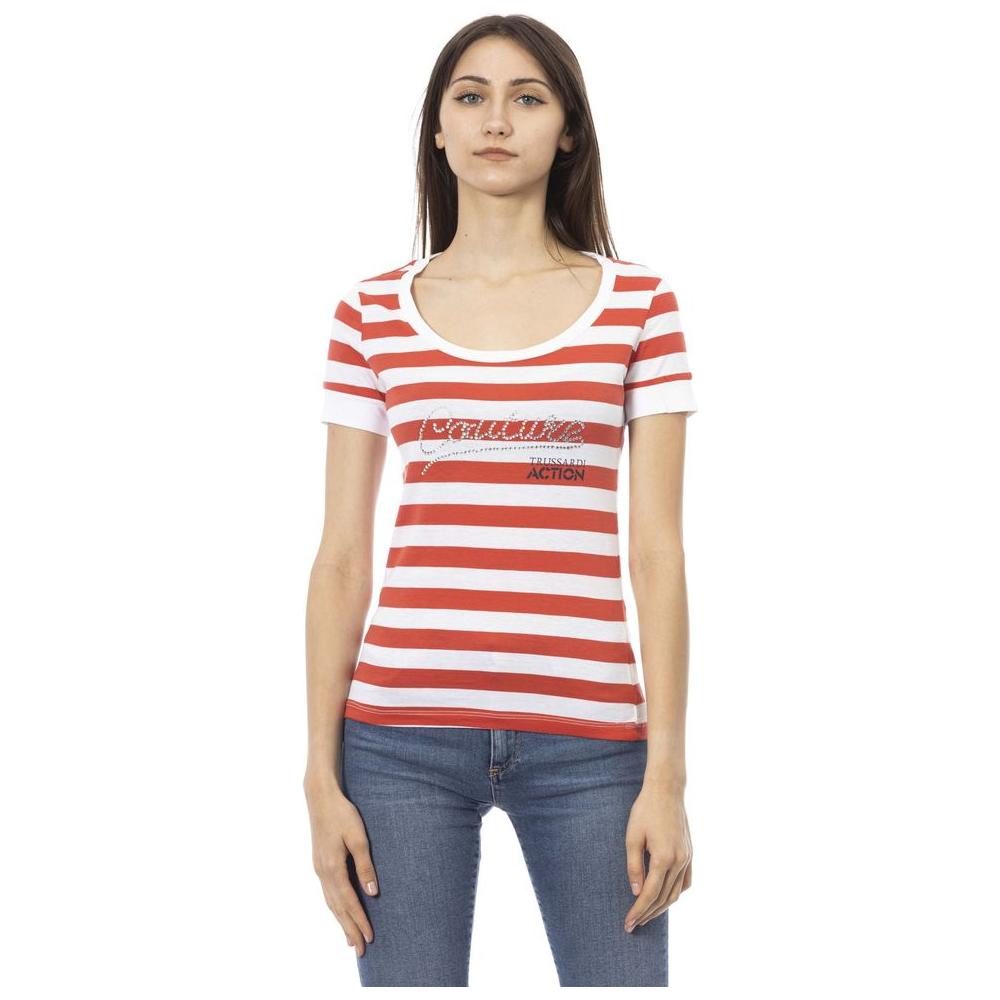 Trussardi Action Multicolor Cotton T-Shirt