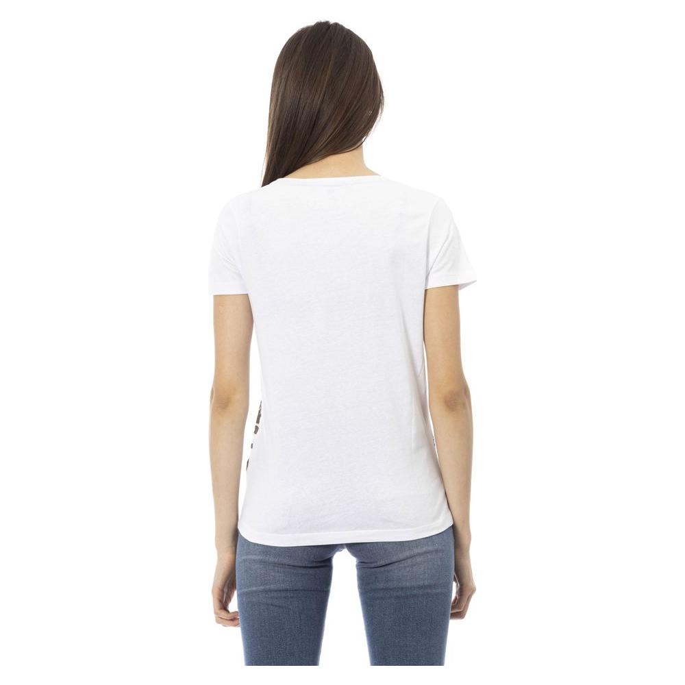Trussardi Action White Cotton T-Shirt