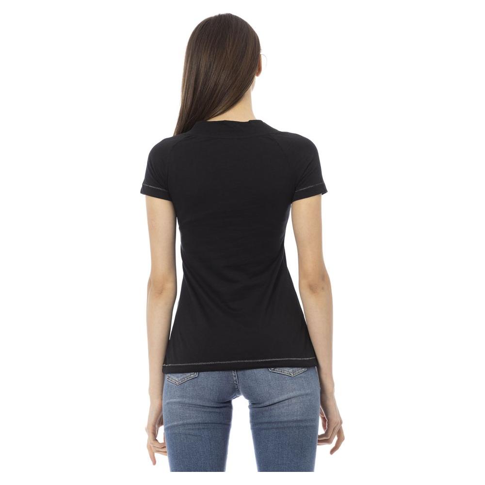 Trussardi Action Black Cotton T-Shirt