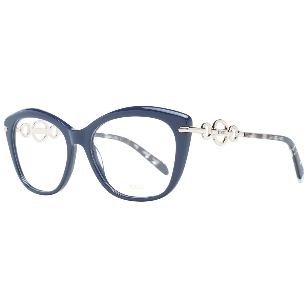 Emilio Pucci Blue Plastic Glasses (Frames) Emilio Pucci