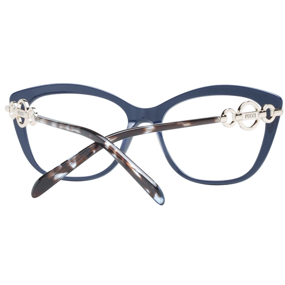 Emilio Pucci Blue Plastic Glasses (Frames) Emilio Pucci