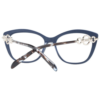 Emilio Pucci Blue Plastic Glasses (Frames) Emilio Pucci