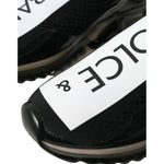 Dolce & Gabbana Elegant Black & White Sorrento Sneakers Dolce & Gabbana Black