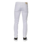 Trussardi Jeans White Cotton Men Jeans TR-24106-W31
