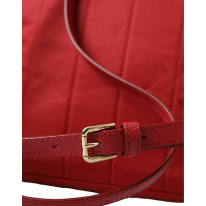 Dolce & Gabbana Red #DGFAMILY Embellished Backpack VULCANO Bag Dolce & Gabbana