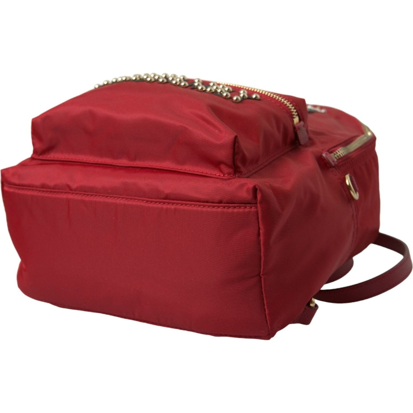 Dolce & Gabbana Red #DGFAMILY Embellished Backpack VULCANO Bag Dolce & Gabbana
