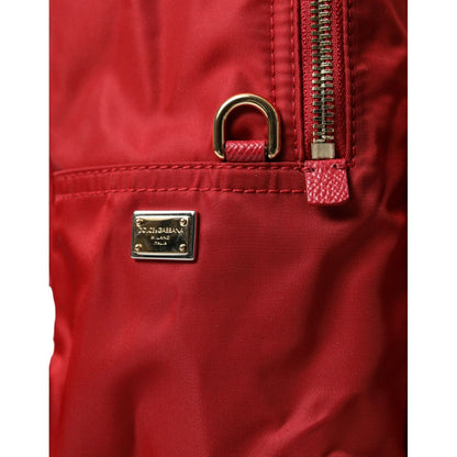 Dolce & Gabbana Red #DGFAMILY Embellished Backpack VULCANO Bag Dolce & Gabbana