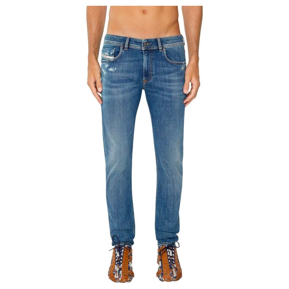 Diesel Blue Cotton Jeans Denim