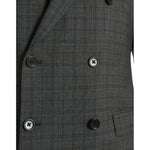 Dolce & Gabbana Gray Plaid Wool MARTINI Formal 2 Piece Suit KOS2222-54