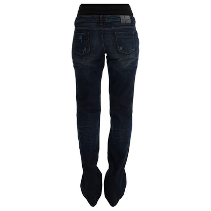 Costume National Blue Cotton Regular Fit Denim Jeans Jeans & Pants