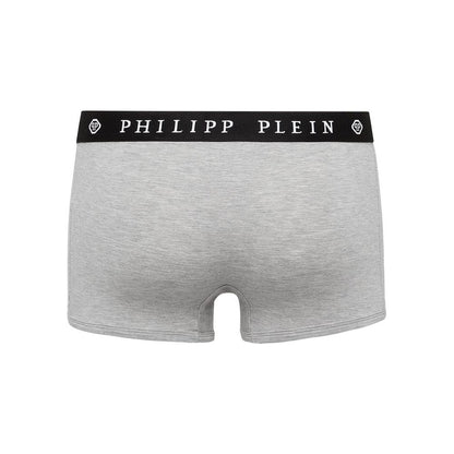 Philipp Plein Brown Cotton Men Boxer Pack