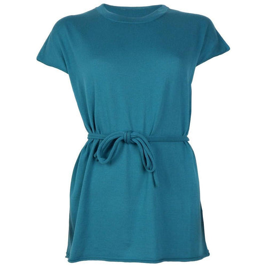 Alpha Studio Green Cotton Dress AL-12974-IT40|S