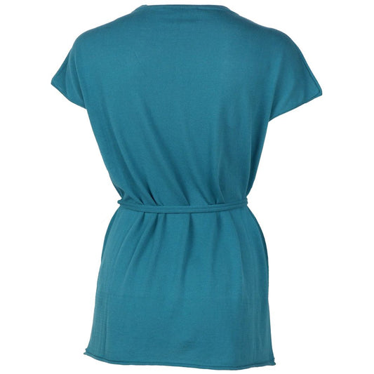 Alpha Studio Green Cotton Dress AL-12974-IT40|S