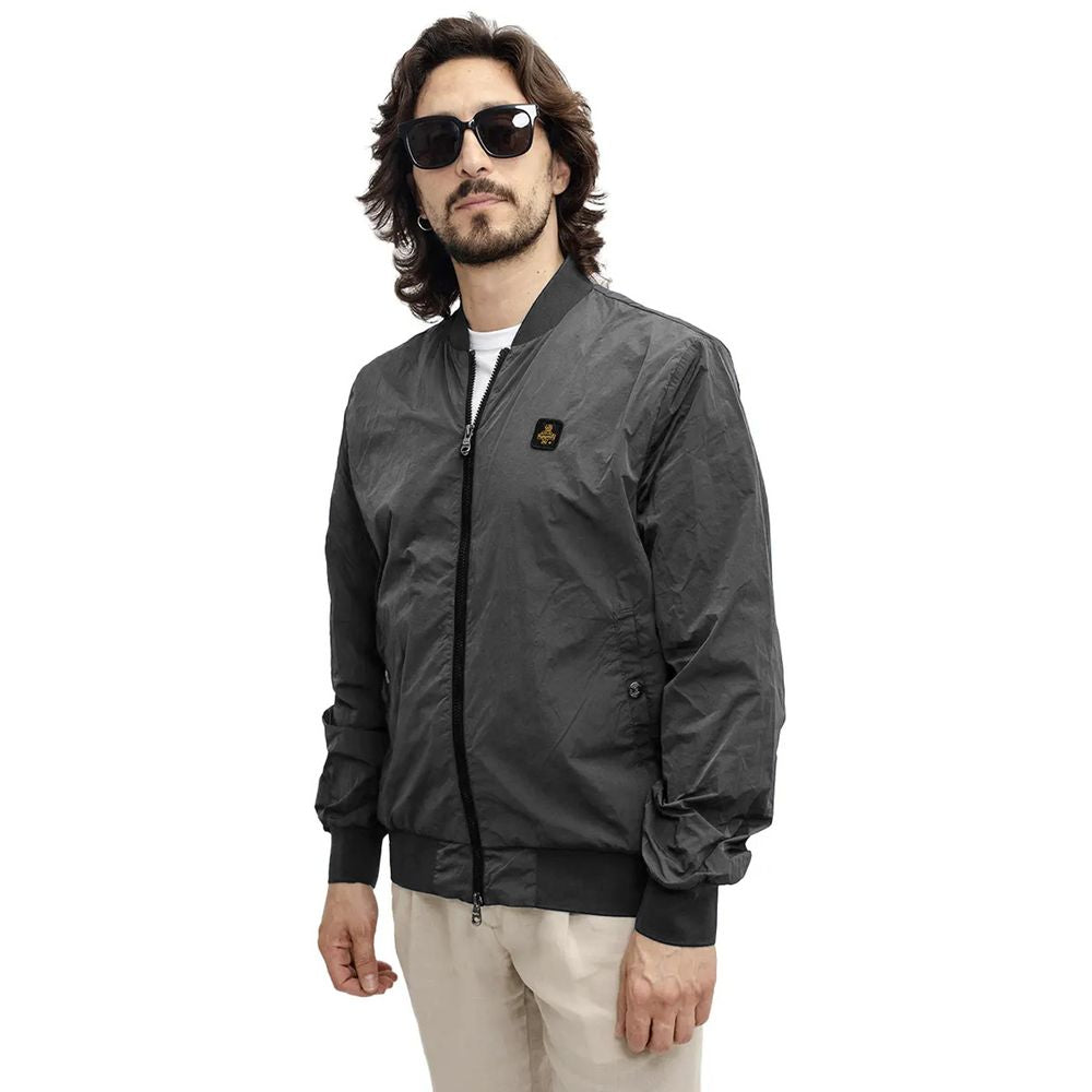 Refrigiwear Chic Garment-Dyed Bomber Jacket RE-12599-M