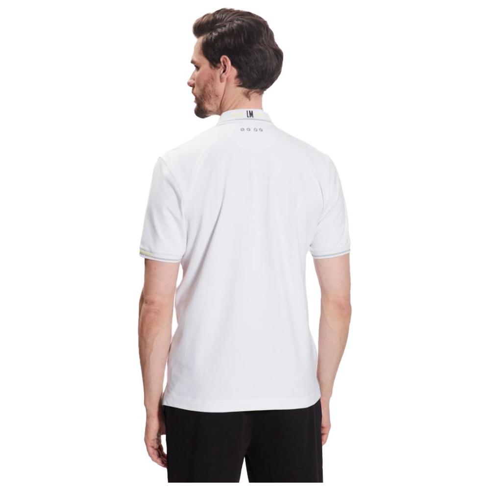 La Martina White Cotton Polo Shirt