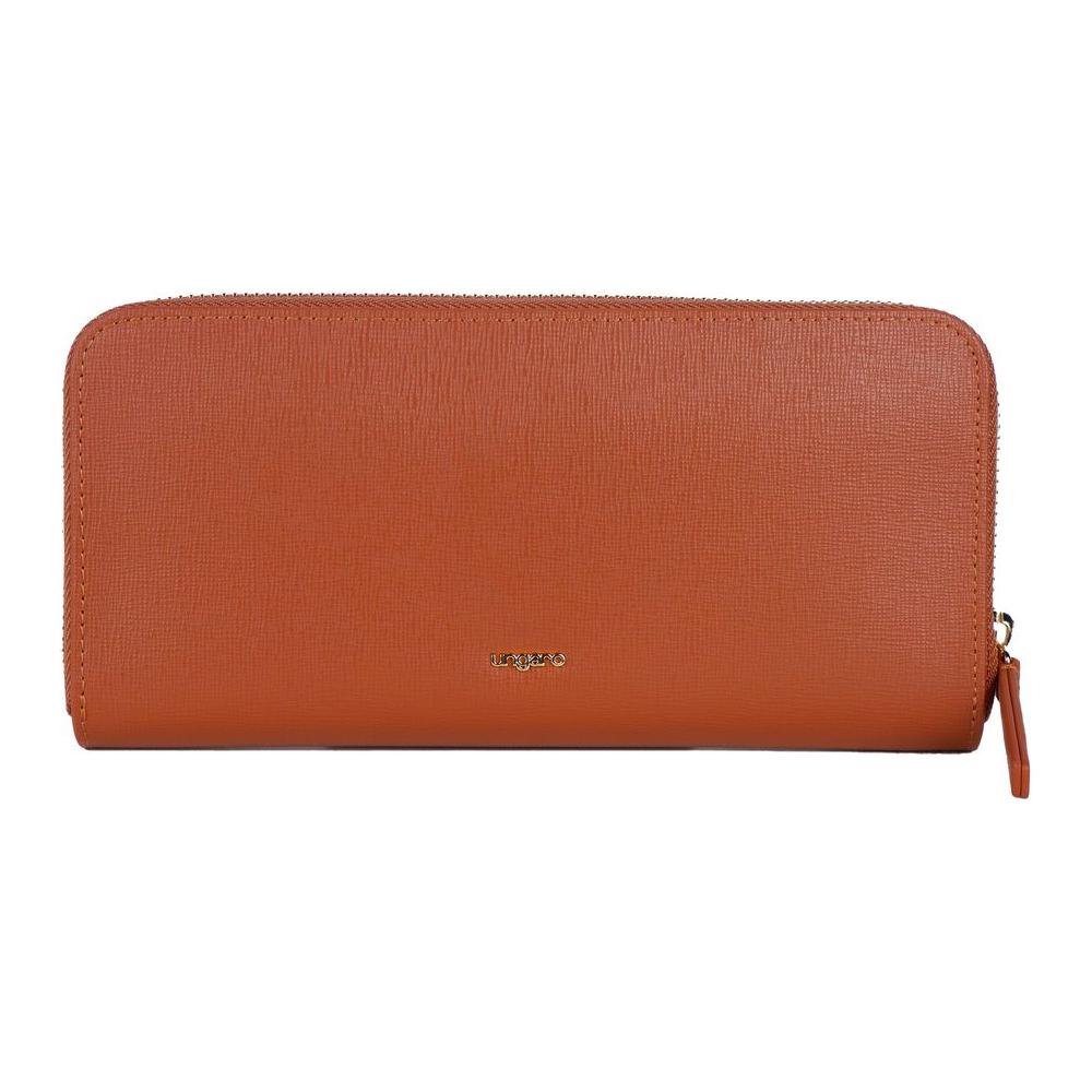 Ungaro Elegant Leather Zippered Wallet