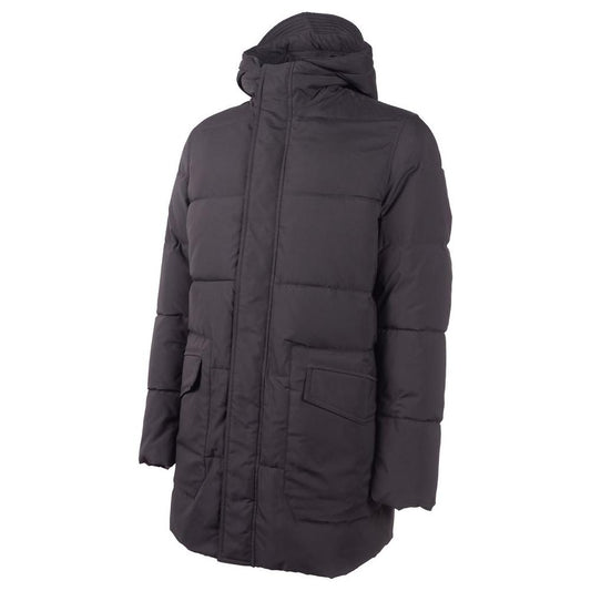 Emilio Romanelli Black Polyester Men's Jacket