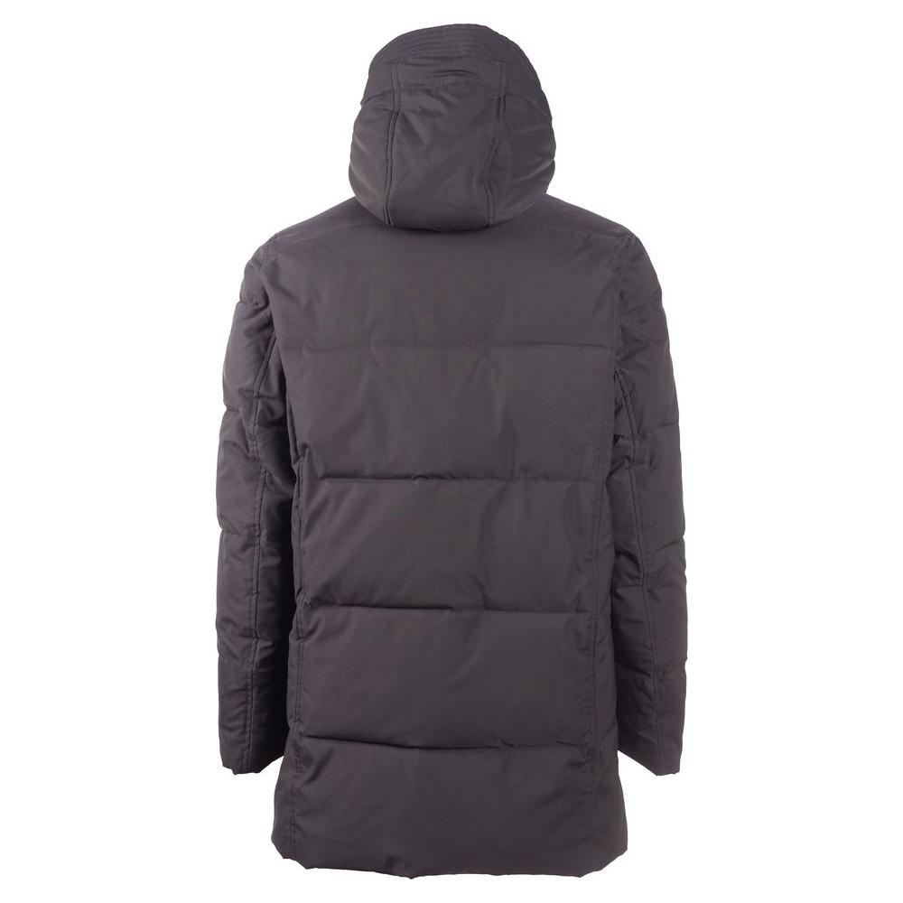 Emilio Romanelli Black Polyester Men's Jacket