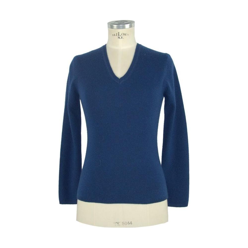 Emilio Romanelli Blue Cashmere Sweater