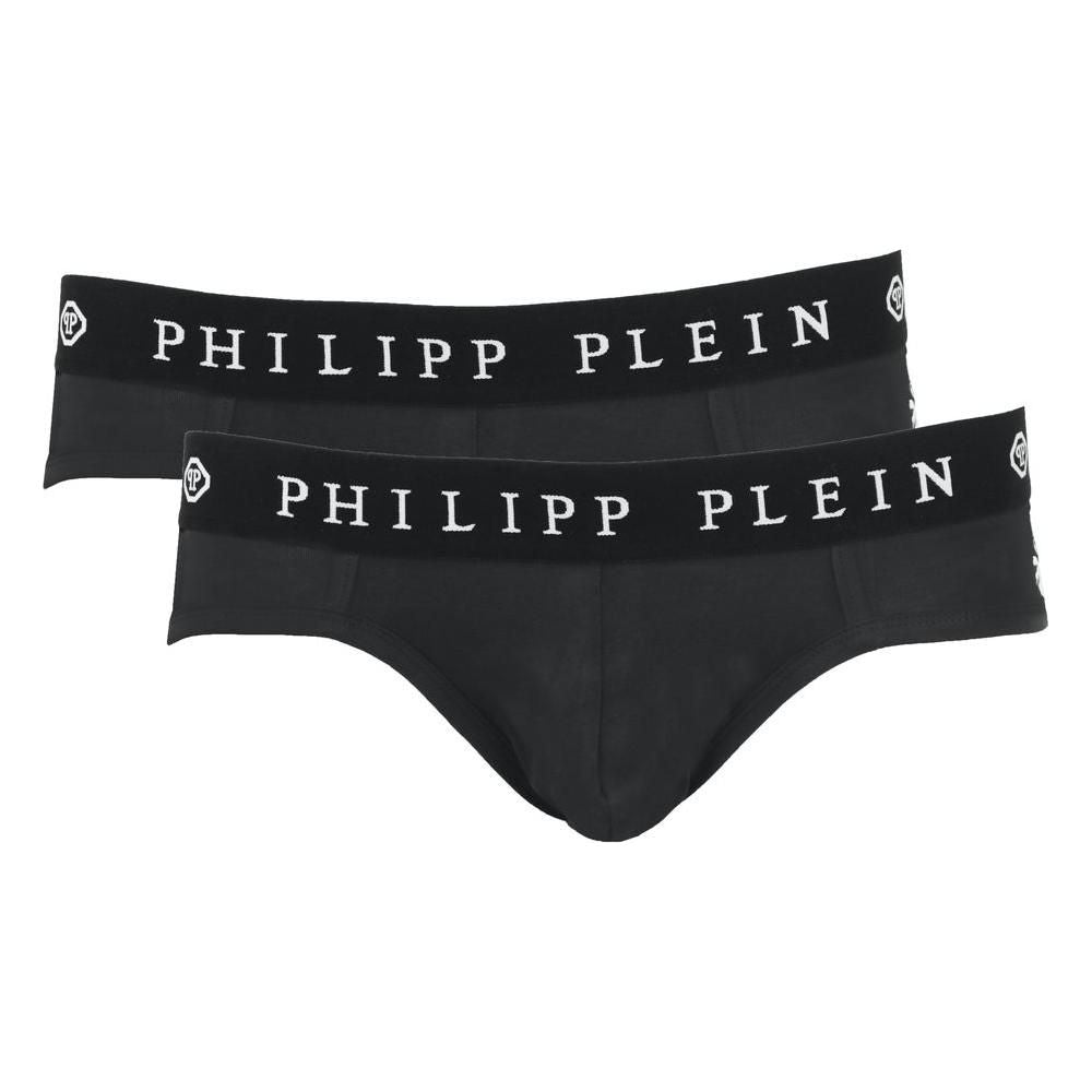 Philipp Plein Black Cotton Underwear