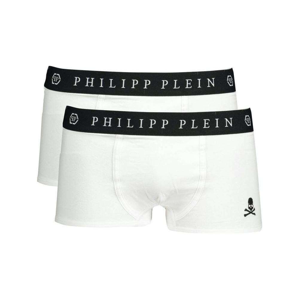 Philipp Plein White Cotton Underwear
