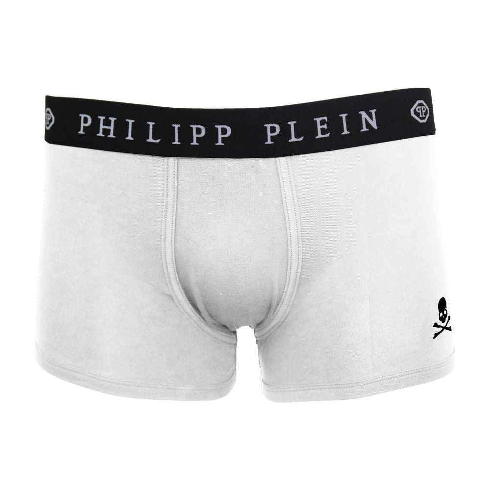 Philipp Plein White Cotton Underwear