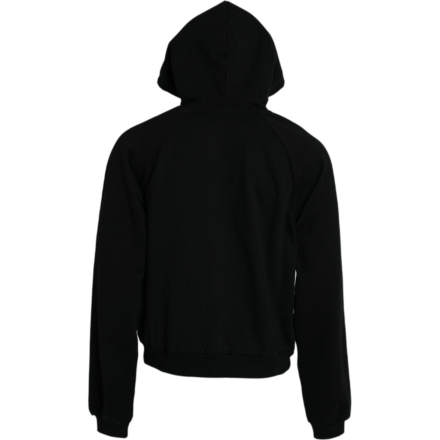 Balenciaga Black Cotton Logo Hooded Pullover Sweatshirt Sweater TSH84950-XS
