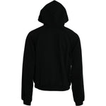 Balenciaga Black Cotton Logo Hooded Pullover Sweatshirt Sweater TSH84950-XS