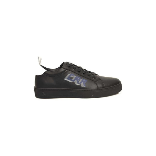 Cerruti 1881 Black Cowhide Men Sneaker CE-24439-EU41/US8