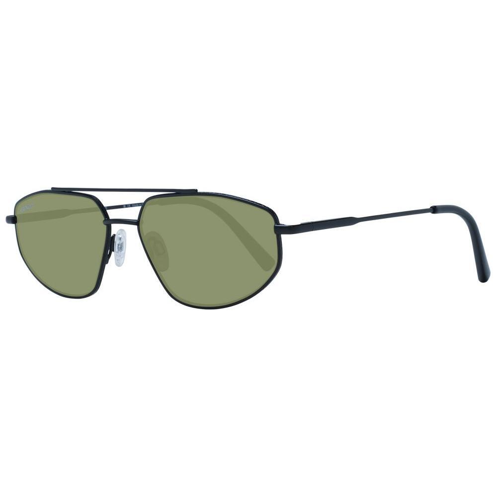 Serengeti Black Metal Sunglasses