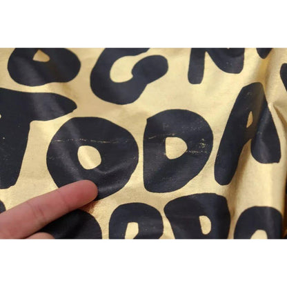 Dolce & Gabbana Gold Logo Print Turtleneck Pullover Sweater Dolce & Gabbana