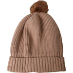 Dolce & Gabbana Brown Solid Knitted Fur Ball Winter Beanie Hat HAT9513-S