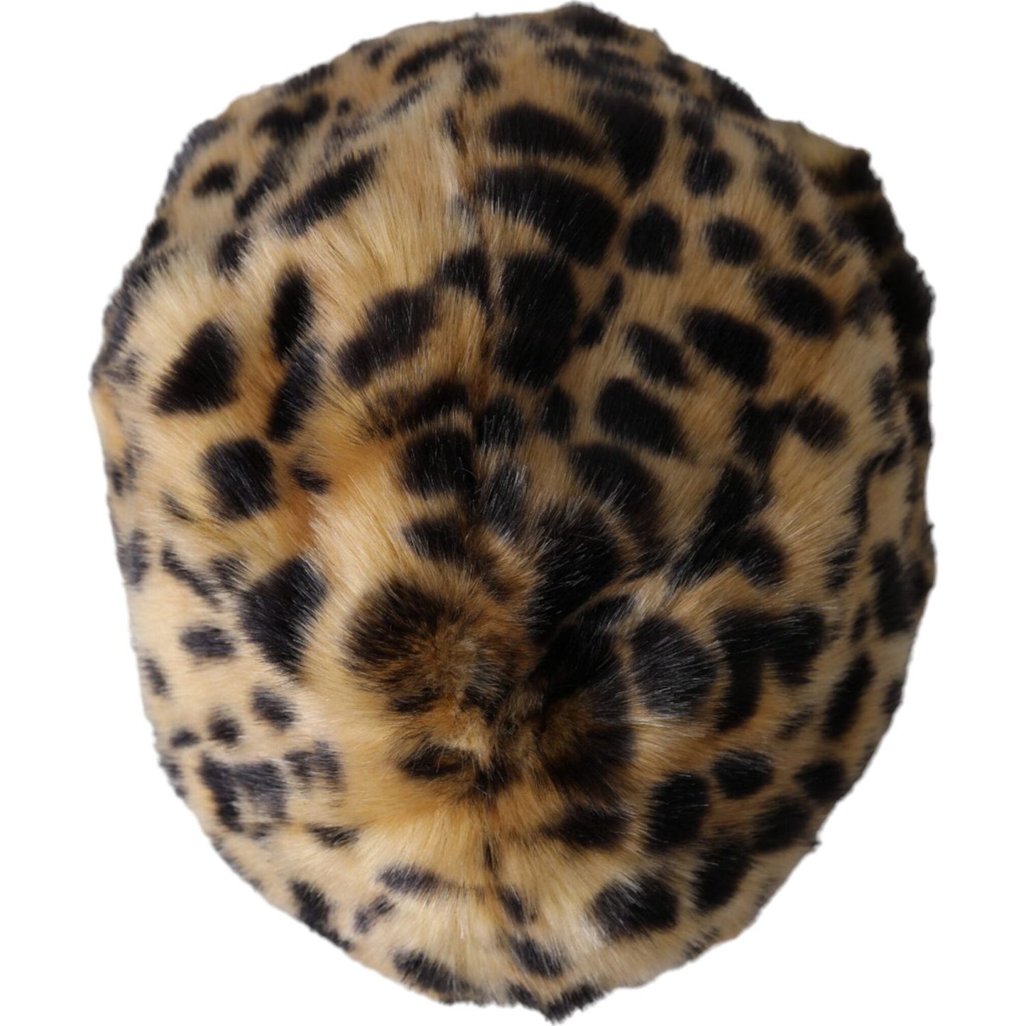 Dolce & Gabbana Brown Leopard Fur Women Bucket Hat HAT9583-57