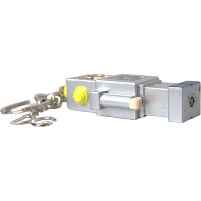 Dolce & Gabbana Multicolor Astronaut Space Metal Logo Keyring Keychain