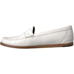 Dolce & Gabbana White Leather Slip On Mocassin Loafers Shoes MV5677-39