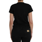 Balenciaga Black Cotton Logo Print Crew Neck Short Sleeves T-shirt TSH85023-M