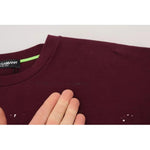Dolce & Gabbana Bordeaux D&G Print Round Neck Cotton T-shirt TSH83257-40