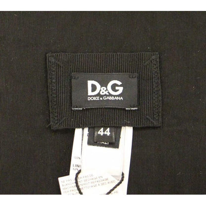Dolce & Gabbana Black Silk Womens Waist Cummerbund