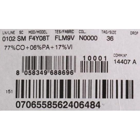 Dolce & Gabbana Black Floral Cutout Lace A-Line Skirt