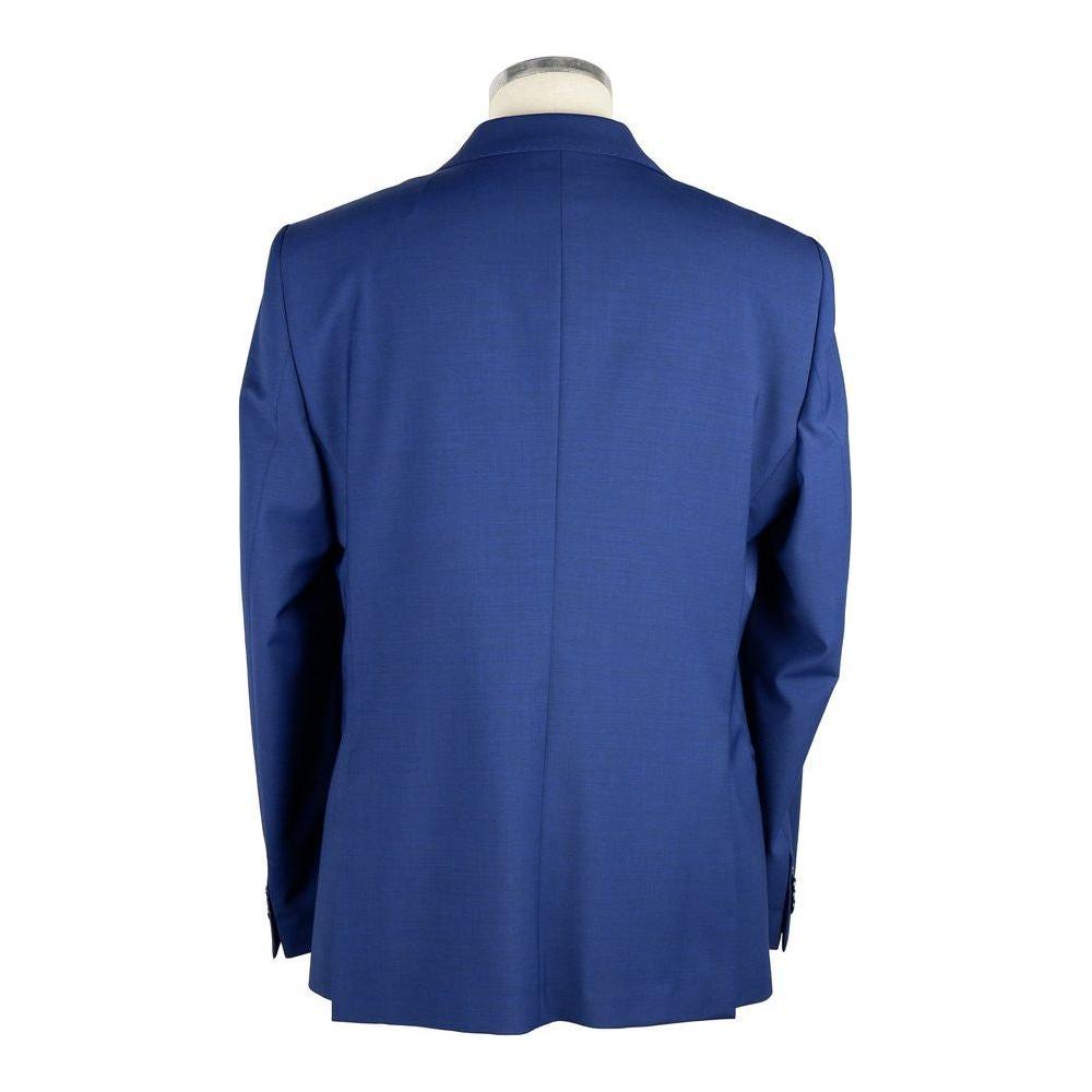 Emilio Romanelli Elegant Two-Button Men's Suit in Blue EM-6584-IT46 | S