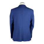 Emilio Romanelli Elegant Two-Button Men's Suit in Blue EM-6584-IT46 | S