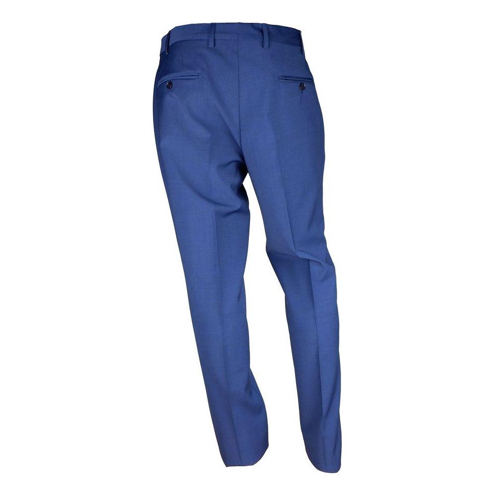 Emilio Romanelli Elegant Two-Button Men's Suit in Blue EM-6584-IT46 | S