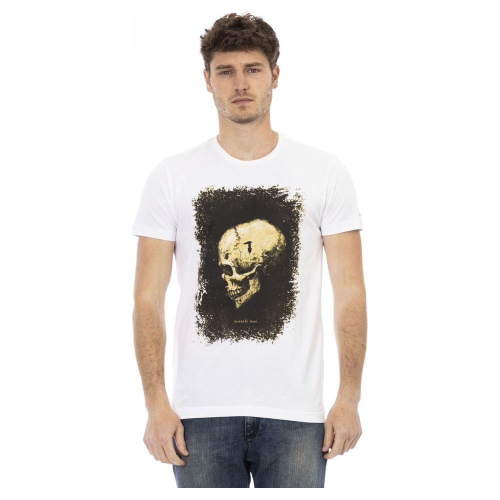 Trussardi Action White Cotton T-Shirt