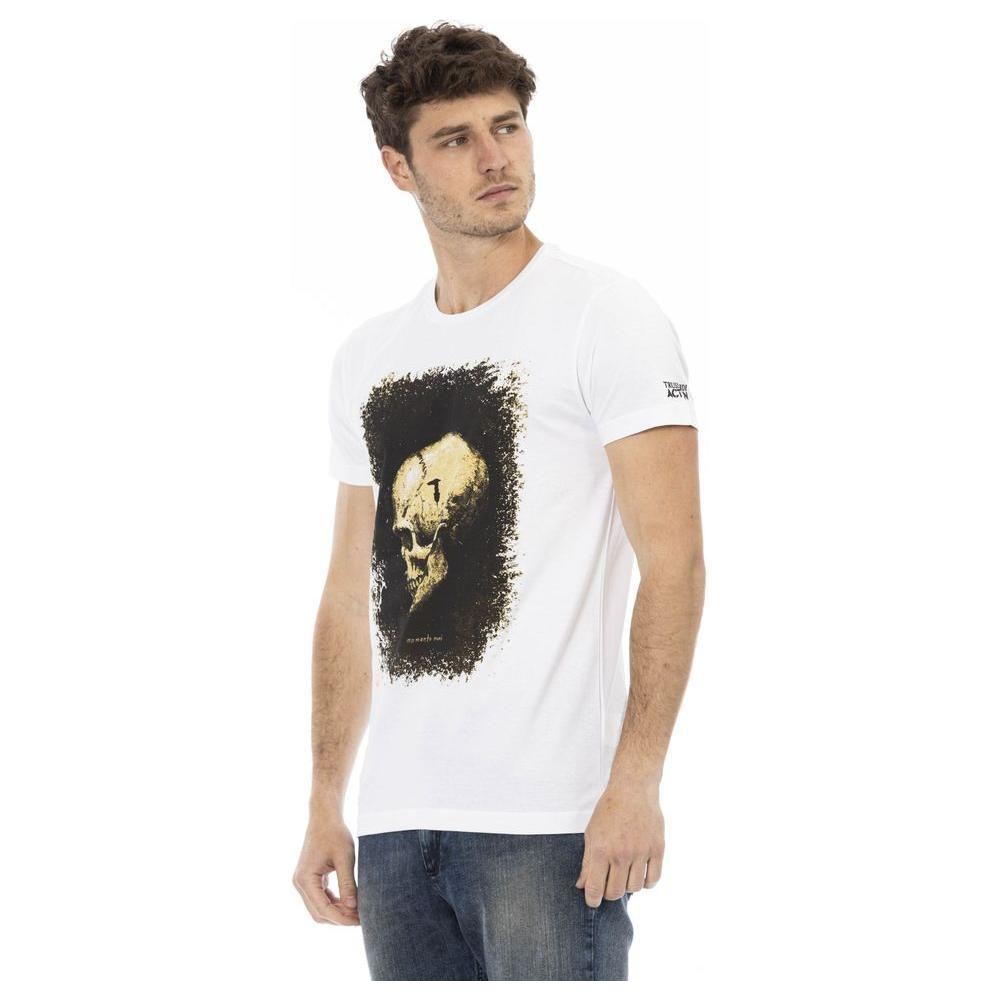Trussardi Action White Cotton T-Shirt