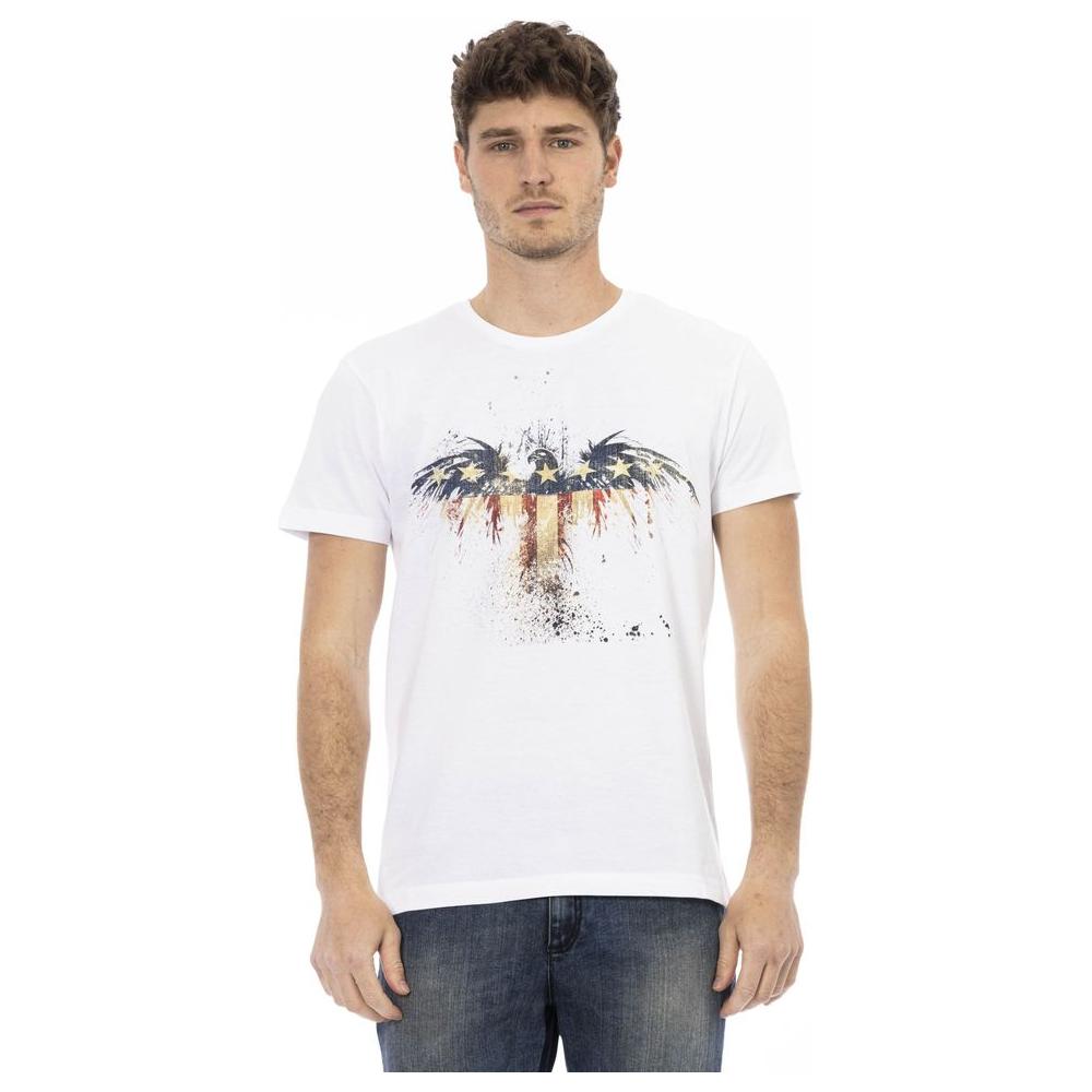 Trussardi Action White Cotton T-Shirt