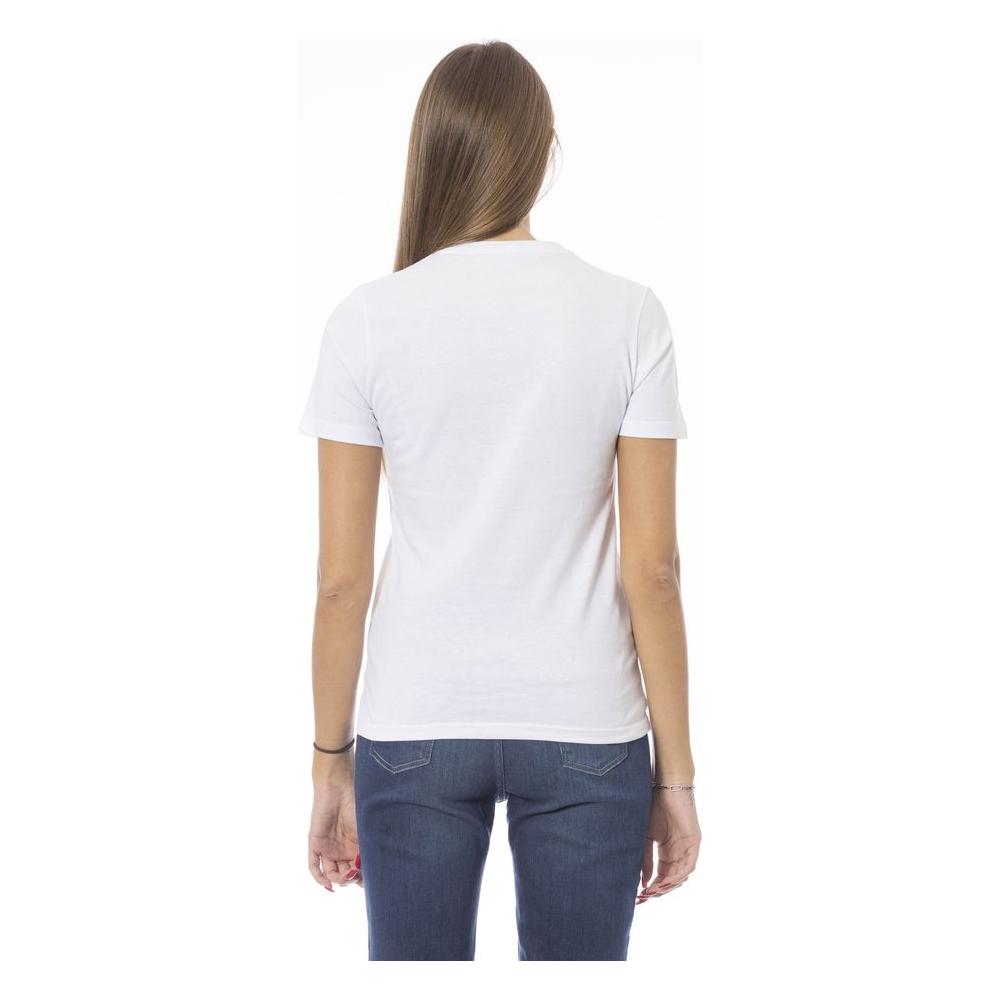 Baldinini Trend White Cotton T-Shirt