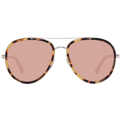 Emilio Pucci Brown Metal Sunglasses